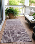 Addison Rugs Raeon Purple Washable Indoor-Outdoor Rug