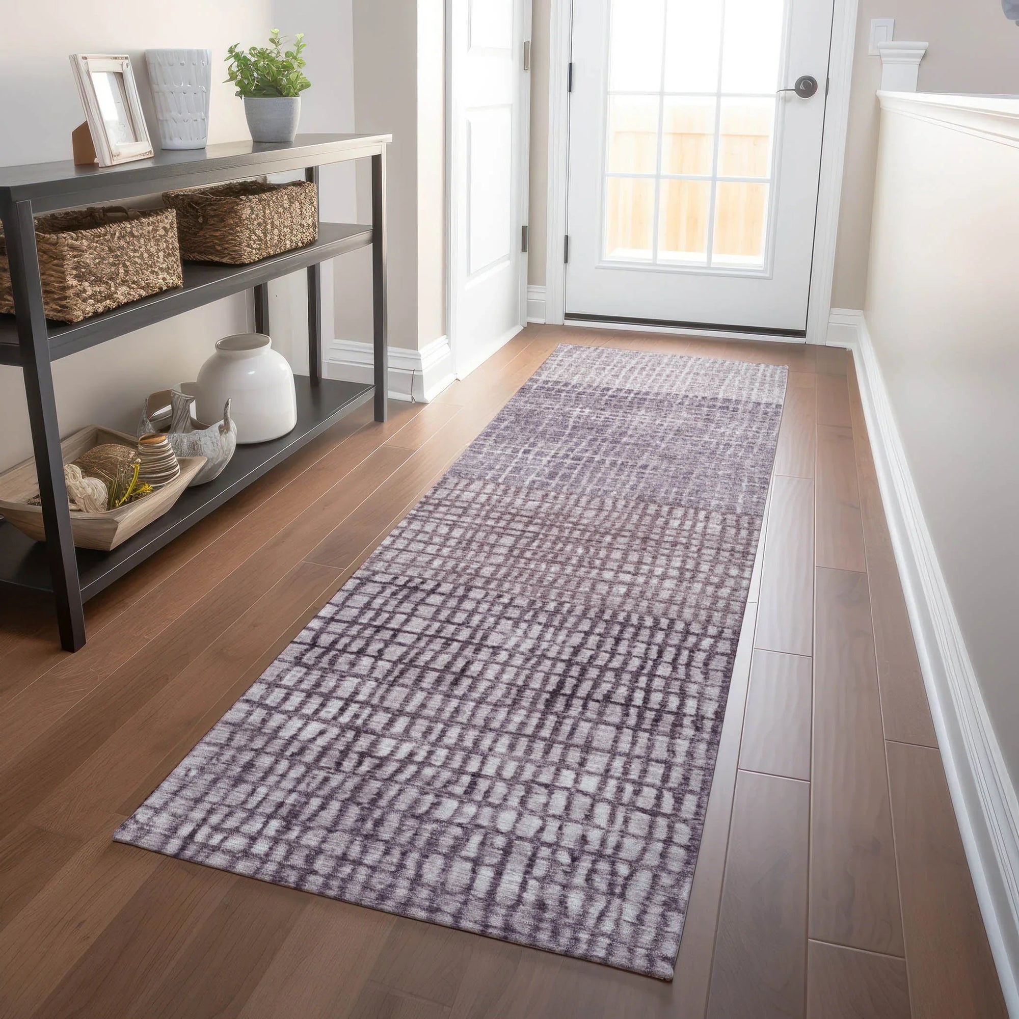 Addison Rugs Raeon Purple Washable Indoor-Outdoor Rug