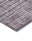 Addison Rugs Raeon Purple Washable Indoor-Outdoor Rug
