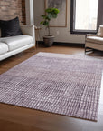 Addison Rugs Raeon Purple Washable Indoor-Outdoor Rug