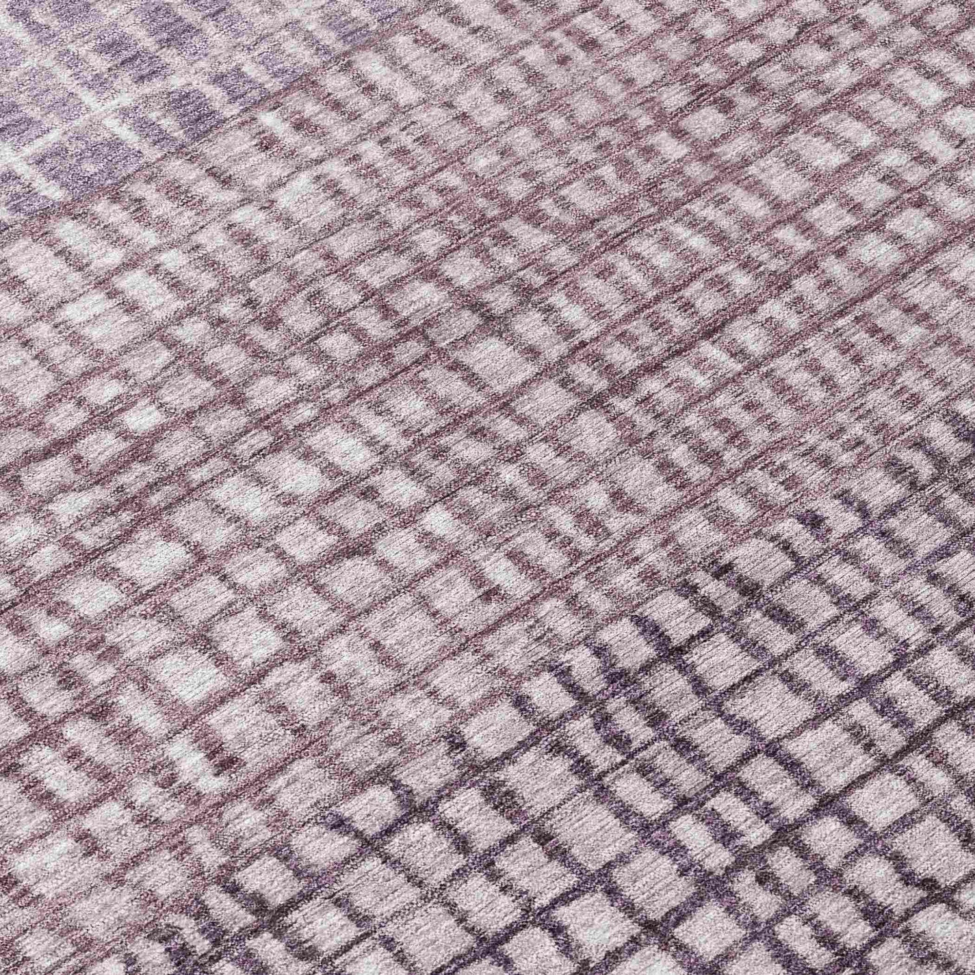 Addison Rugs Raeon Purple Washable Indoor-Outdoor Rug