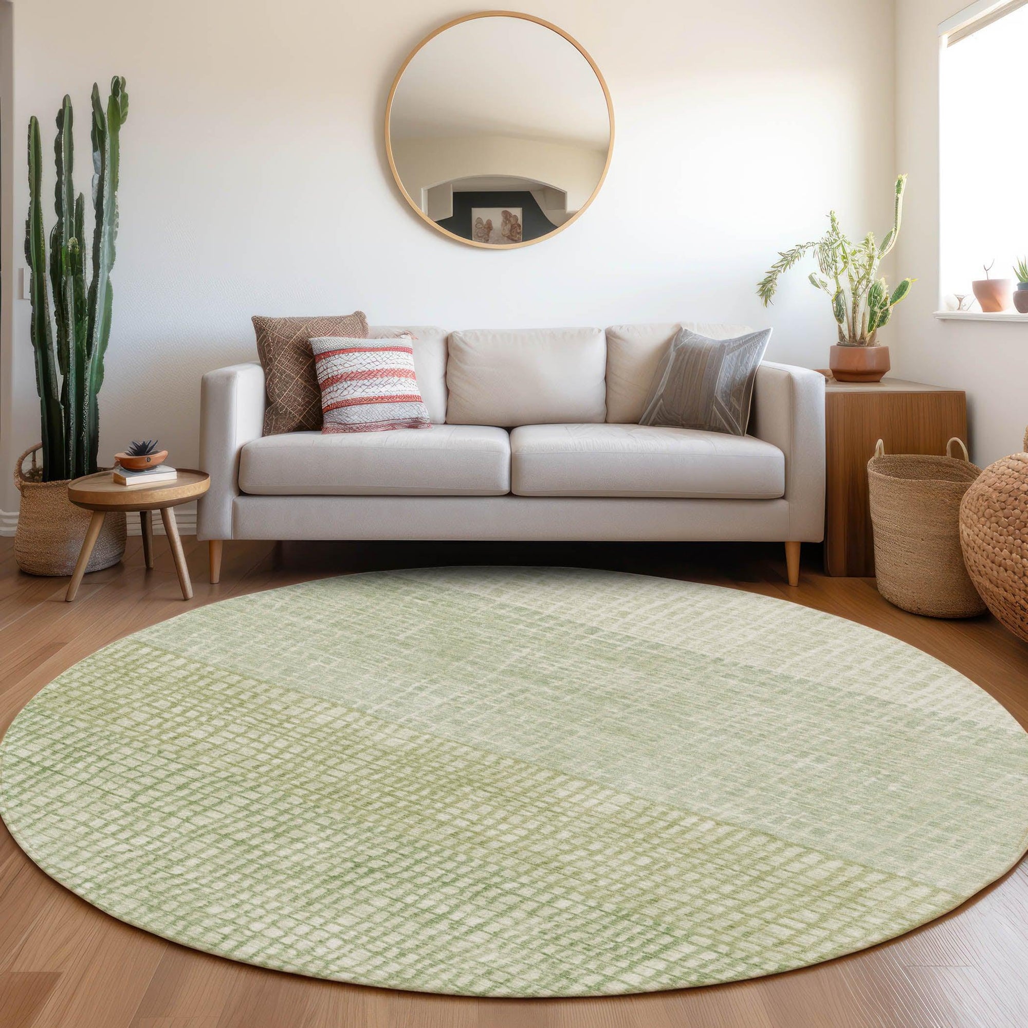 Addison Rugs Raeon Green Washable Indoor-Outdoor Rug