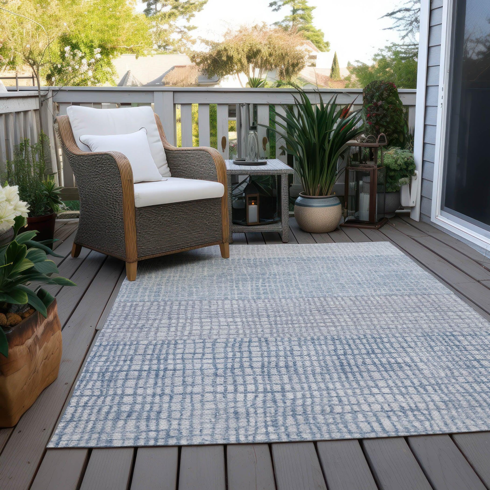 Addison Rugs Raeon Sky Washable Indoor-Outdoor Rug