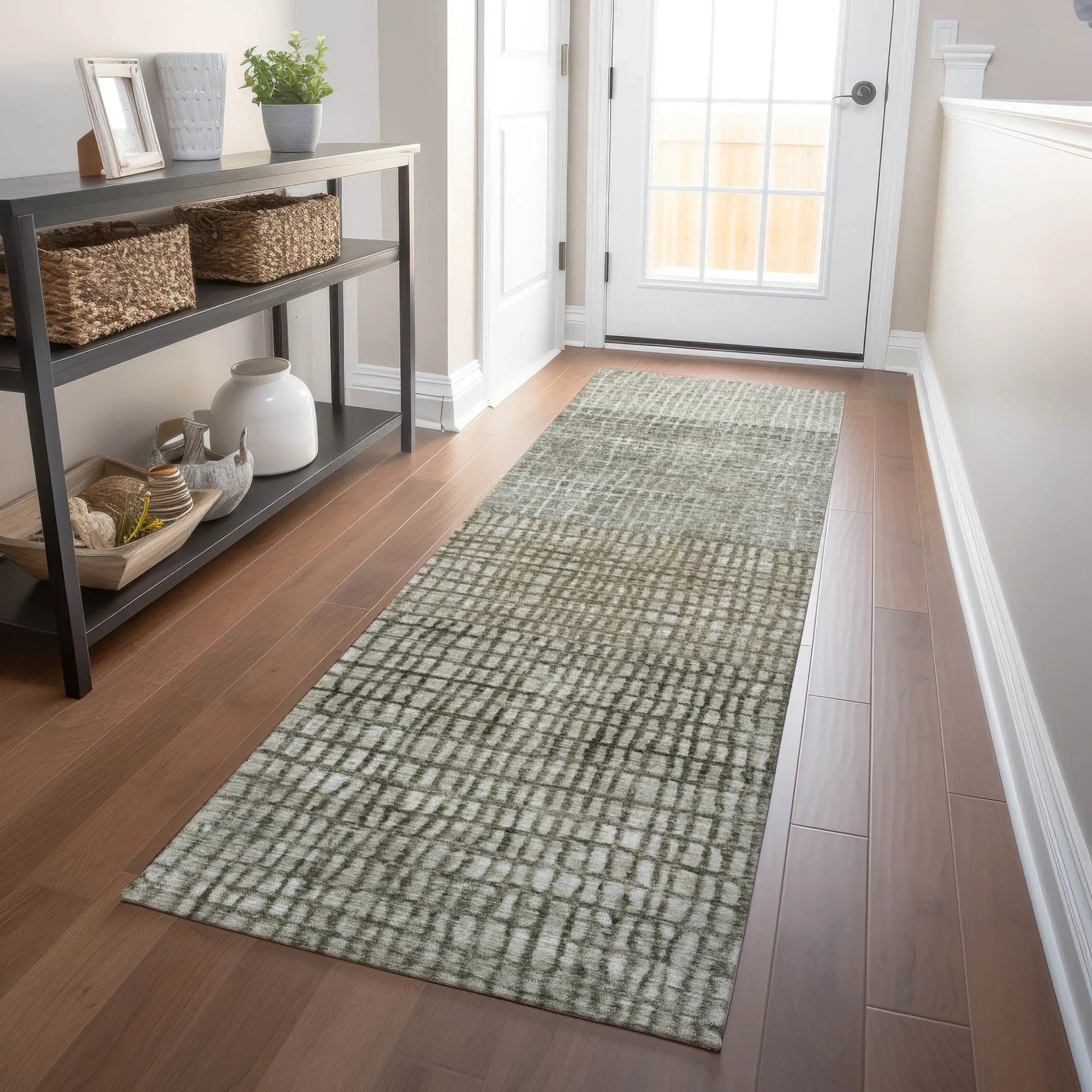 Addison Rugs Raeon Taupe Washable Indoor-Outdoor Rug