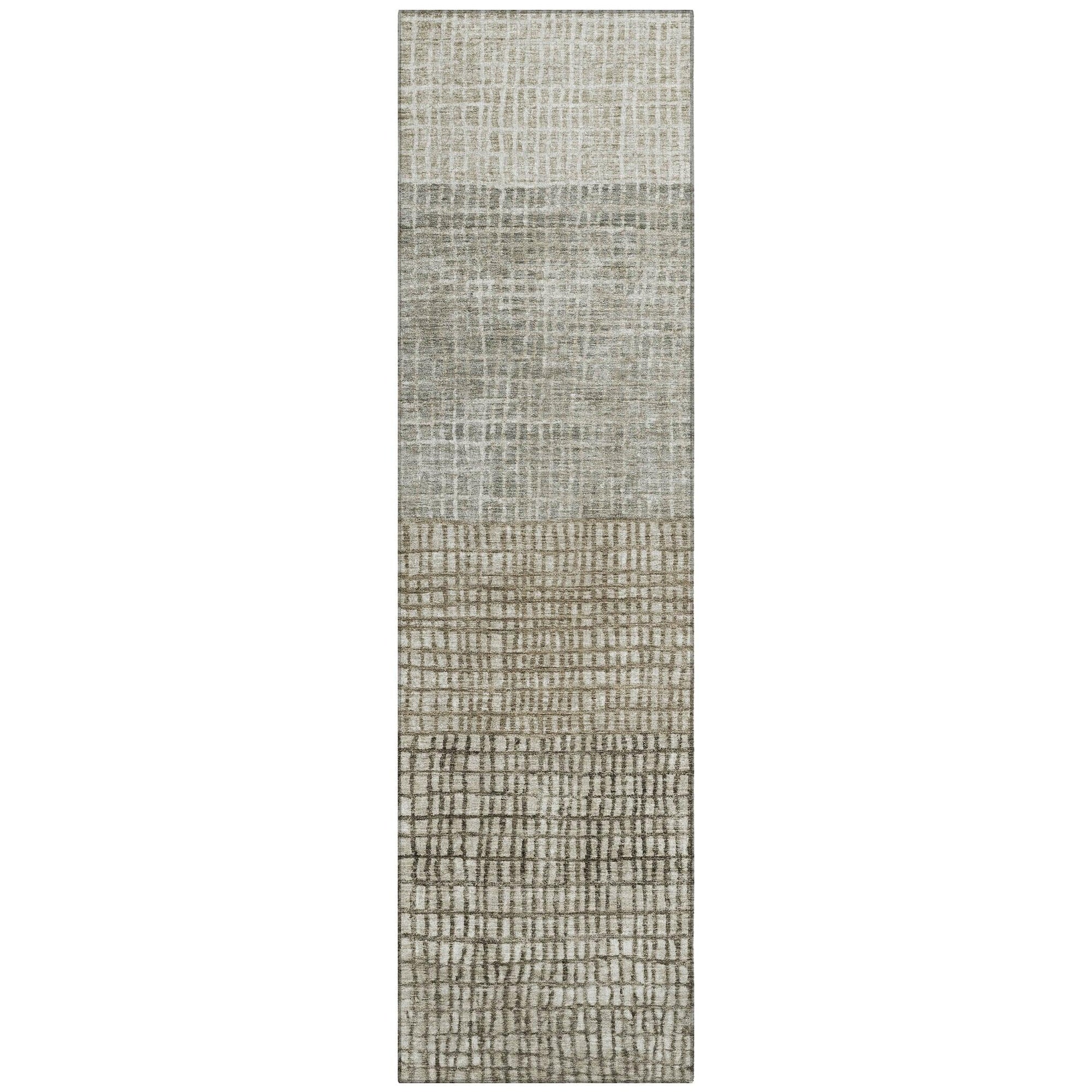 Addison Rugs Raeon Taupe Washable Indoor-Outdoor Rug