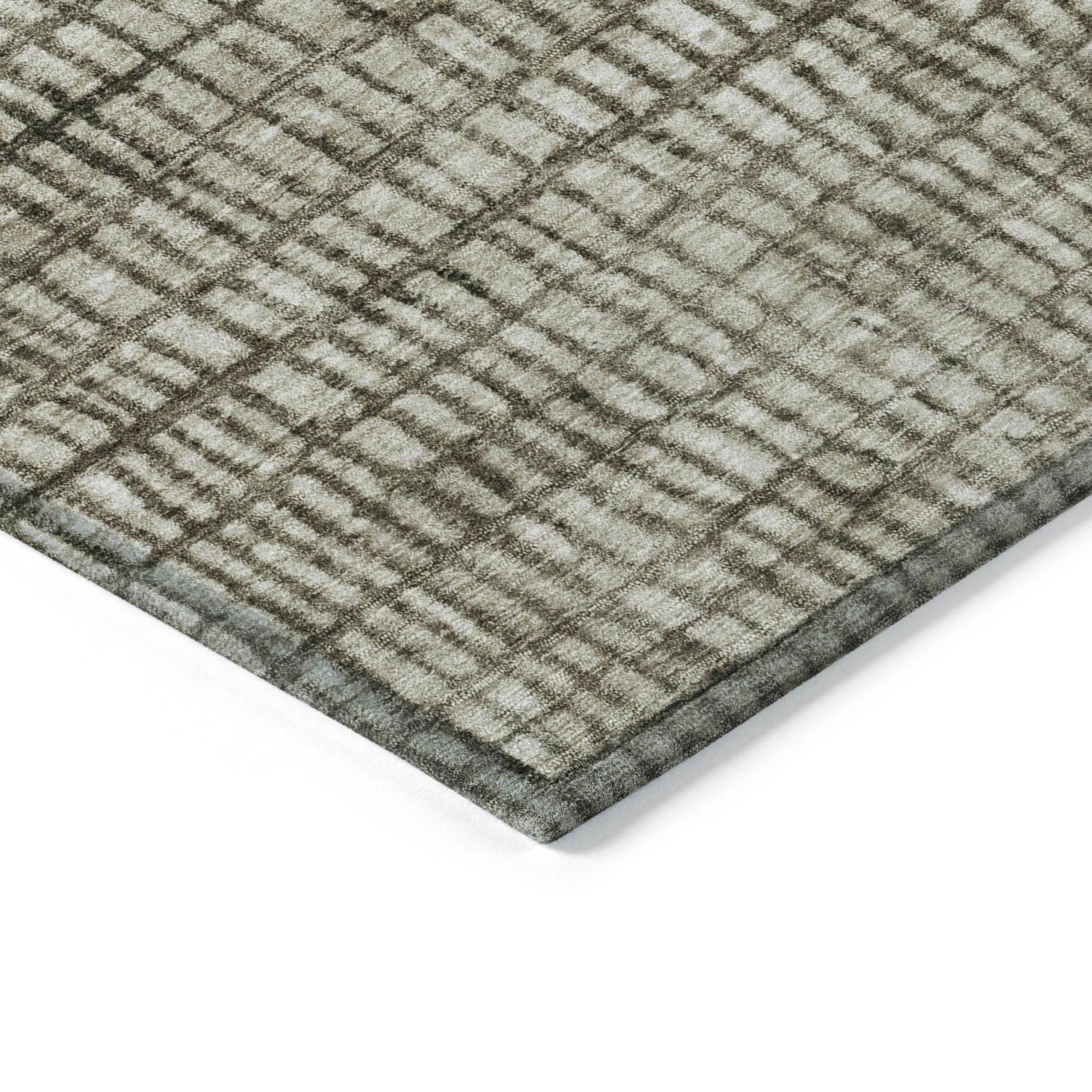 Addison Rugs Raeon Taupe Washable Indoor-Outdoor Rug
