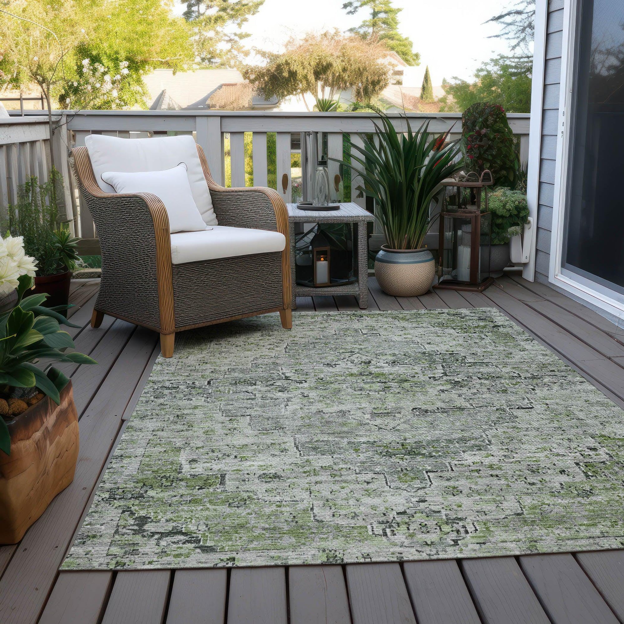 Addison Rugs Raeor Aloe Washable Indoor-Outdoor Rug