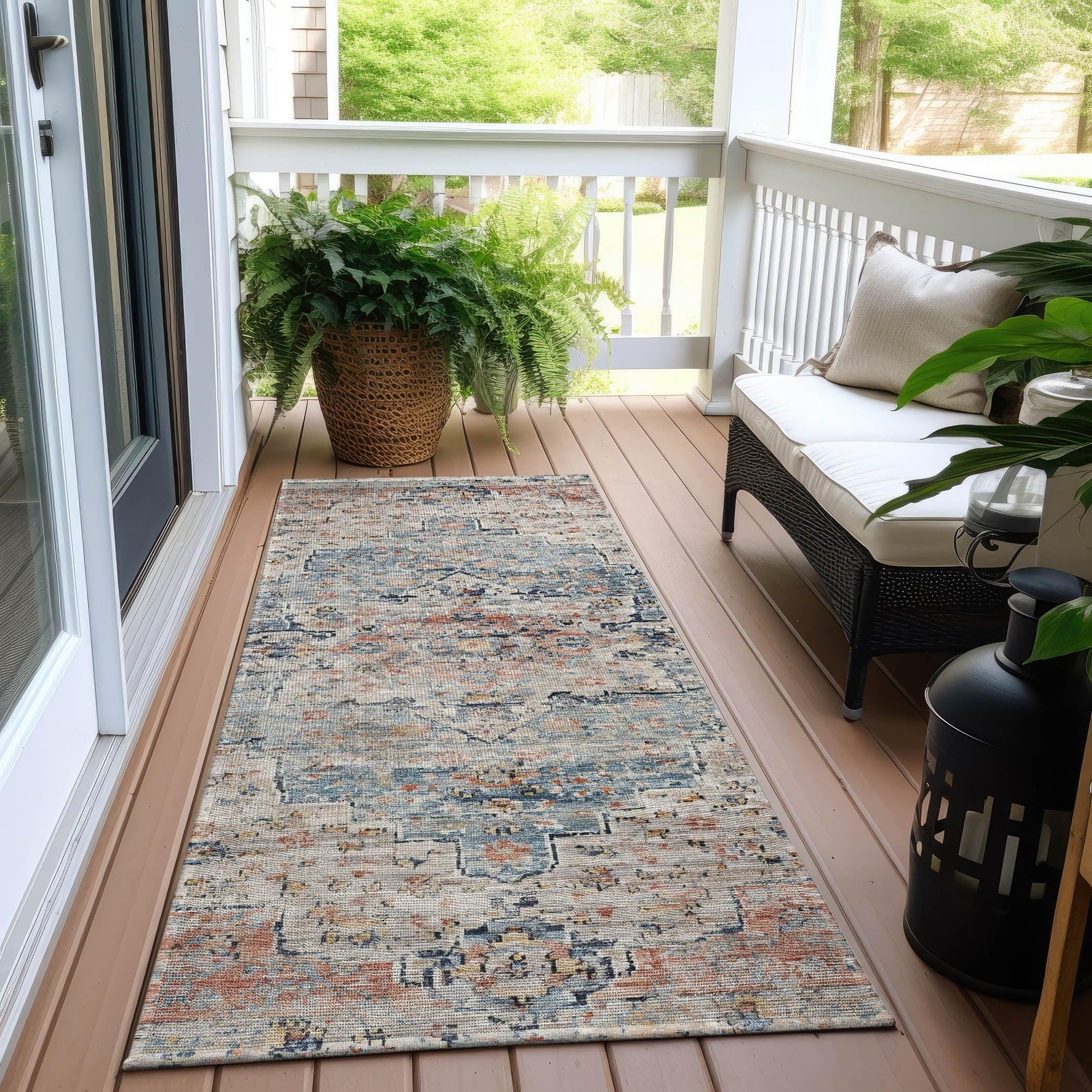 Addison Rugs Raeor Beige Washable Indoor-Outdoor Rug