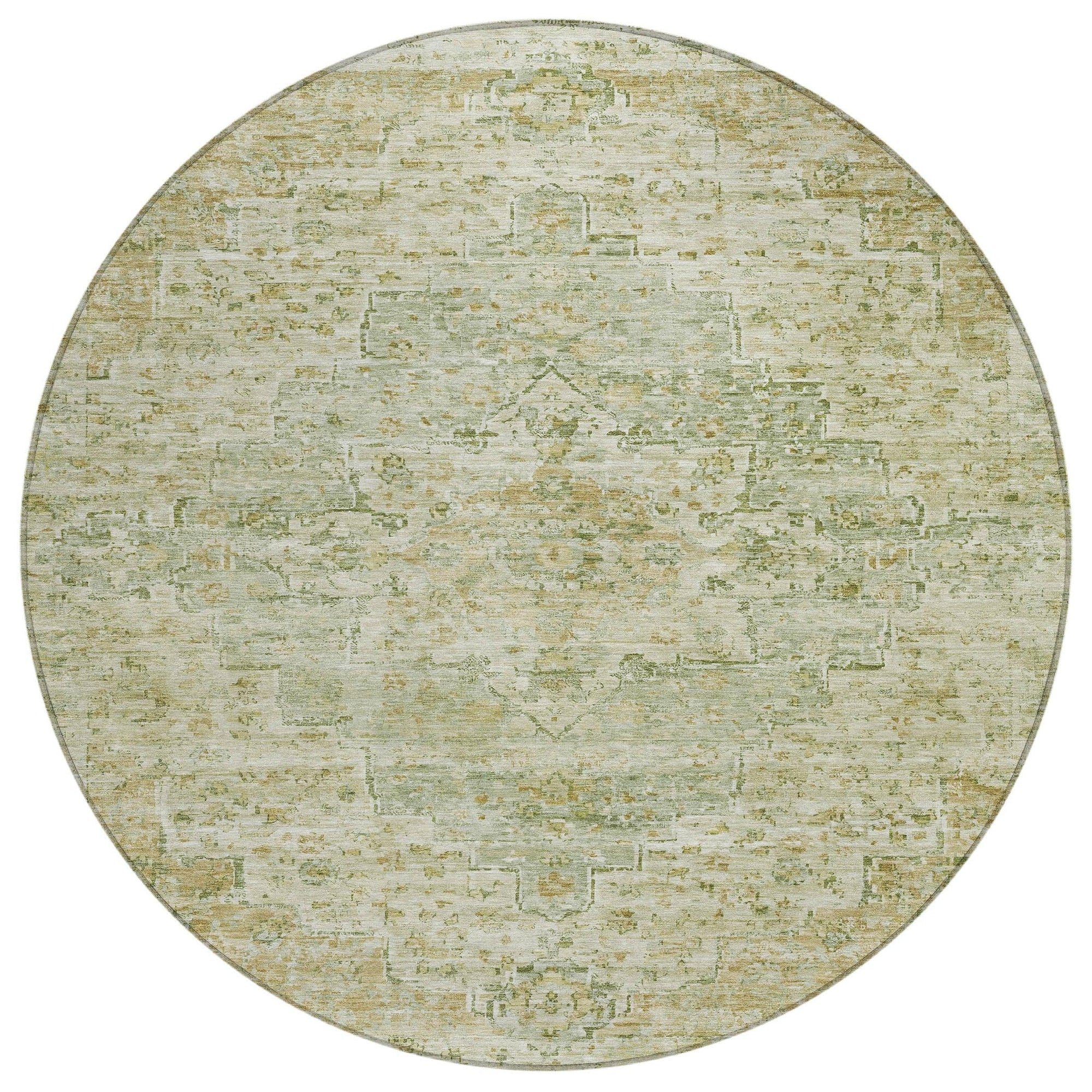 Addison Rugs Raeor Green Washable Indoor-Outdoor Rug