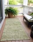 Addison Rugs Raeor Green Washable Indoor-Outdoor Rug