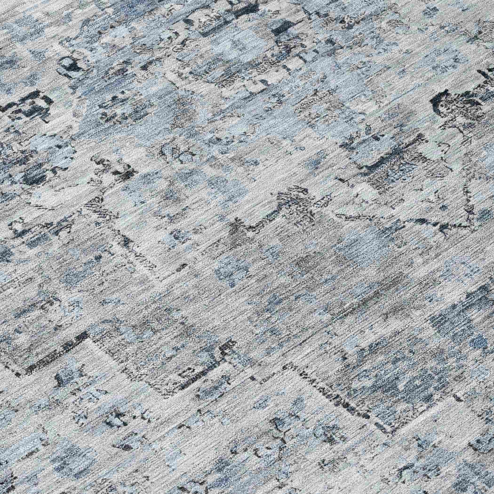 Addison Rugs Raeor Blue Washable Indoor-Outdoor Rug