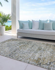 Addison Rugs Raeor Brown Washable Indoor-Outdoor Rug