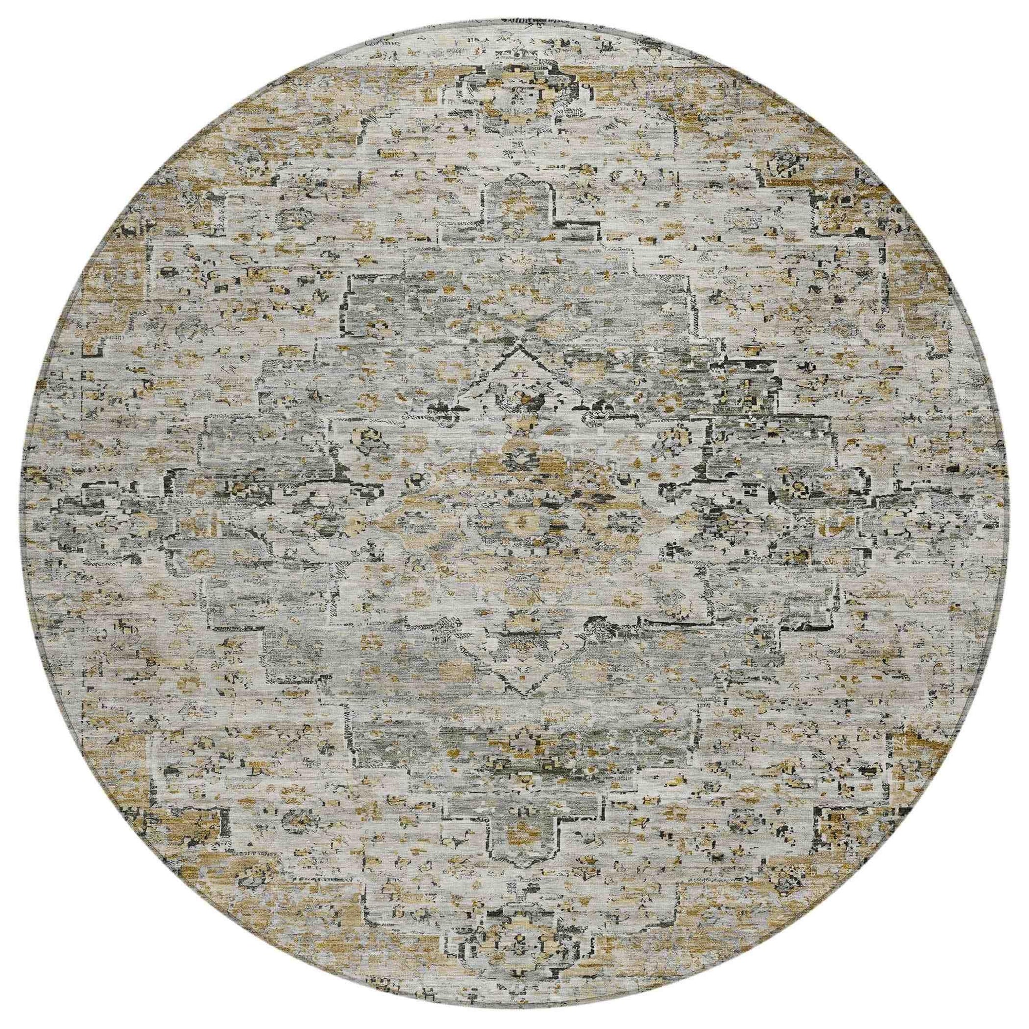 Addison Rugs Raeor Brown Washable Indoor-Outdoor Rug