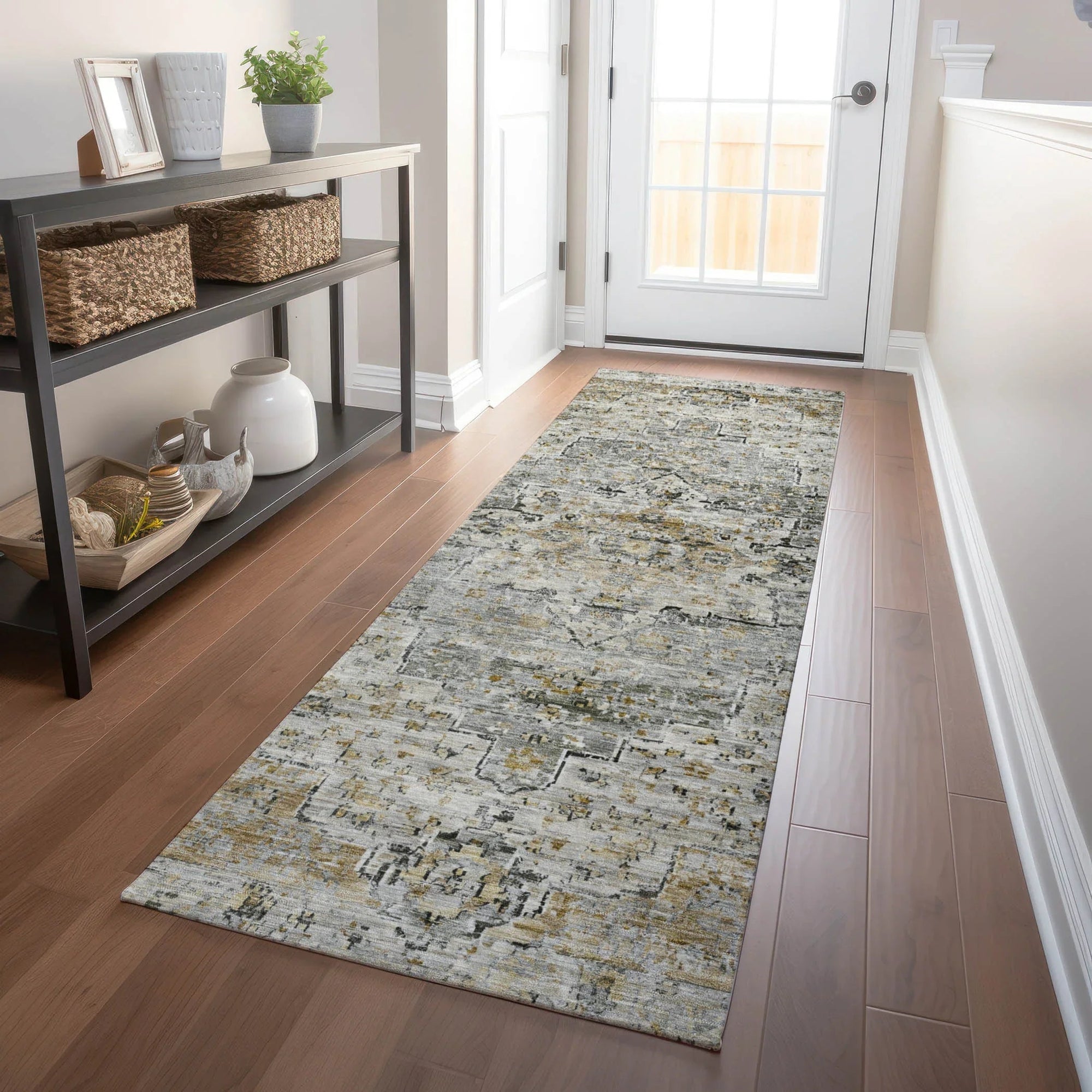 Addison Rugs Raeor Brown Washable Indoor-Outdoor Rug