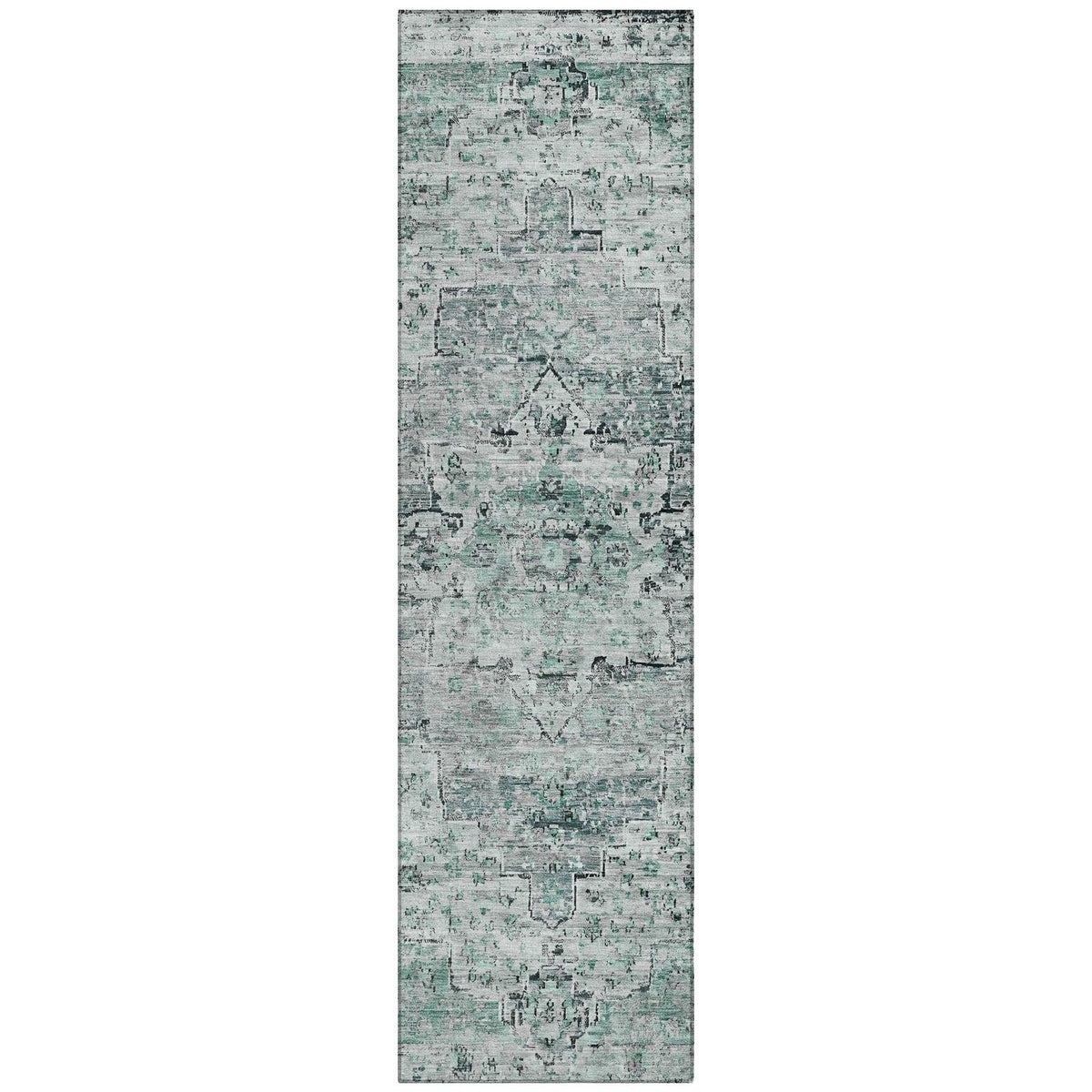 Addison Rugs Raeor Teal Washable Indoor-Outdoor Rug