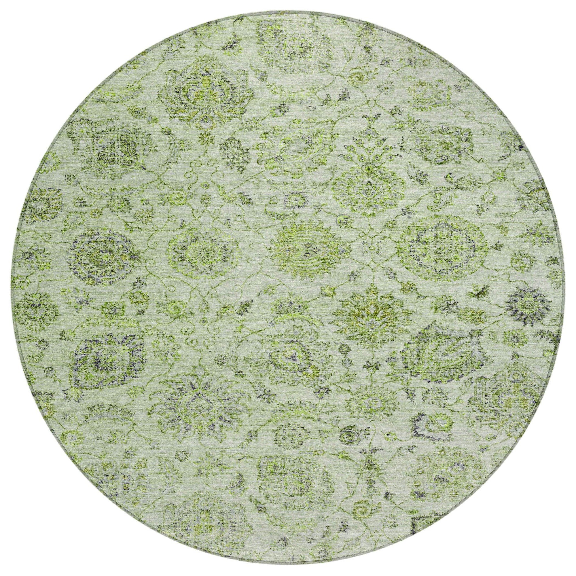 Addison Rugs Raeora Green Washable Indoor-Outdoor Rug