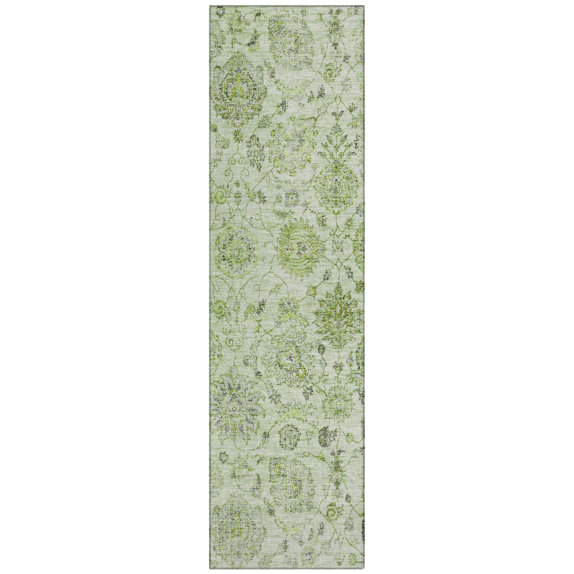 Addison Rugs Raeora Green Washable Indoor-Outdoor Rug