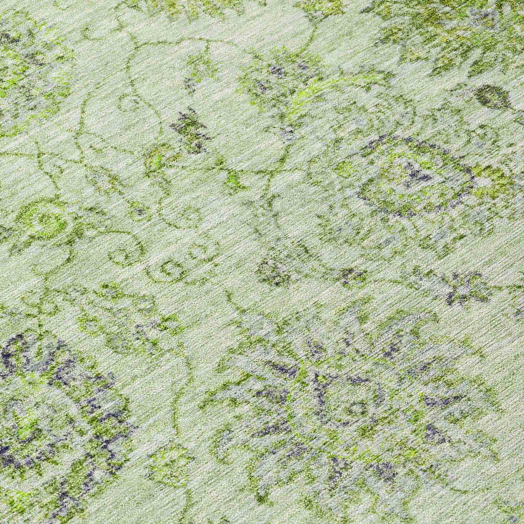 Addison Rugs Raeora Green Washable Indoor-Outdoor Rug