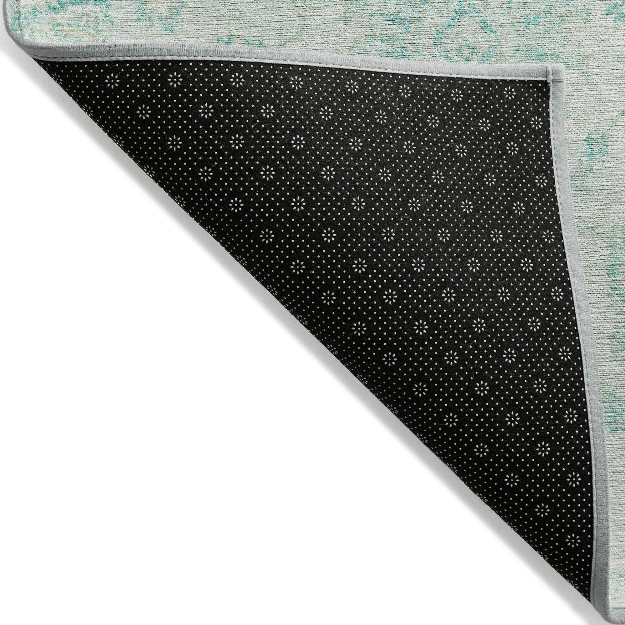Addison Rugs Raeora Teal Washable Indoor-Outdoor Rug