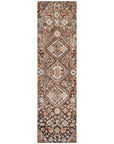 Saelain Brown Washable Indoor-Outdoor Rug