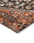 Saelain Brown Washable Indoor-Outdoor Rug