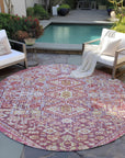Addison Rugs Saelain Red Washable Indoor-Outdoor Rug