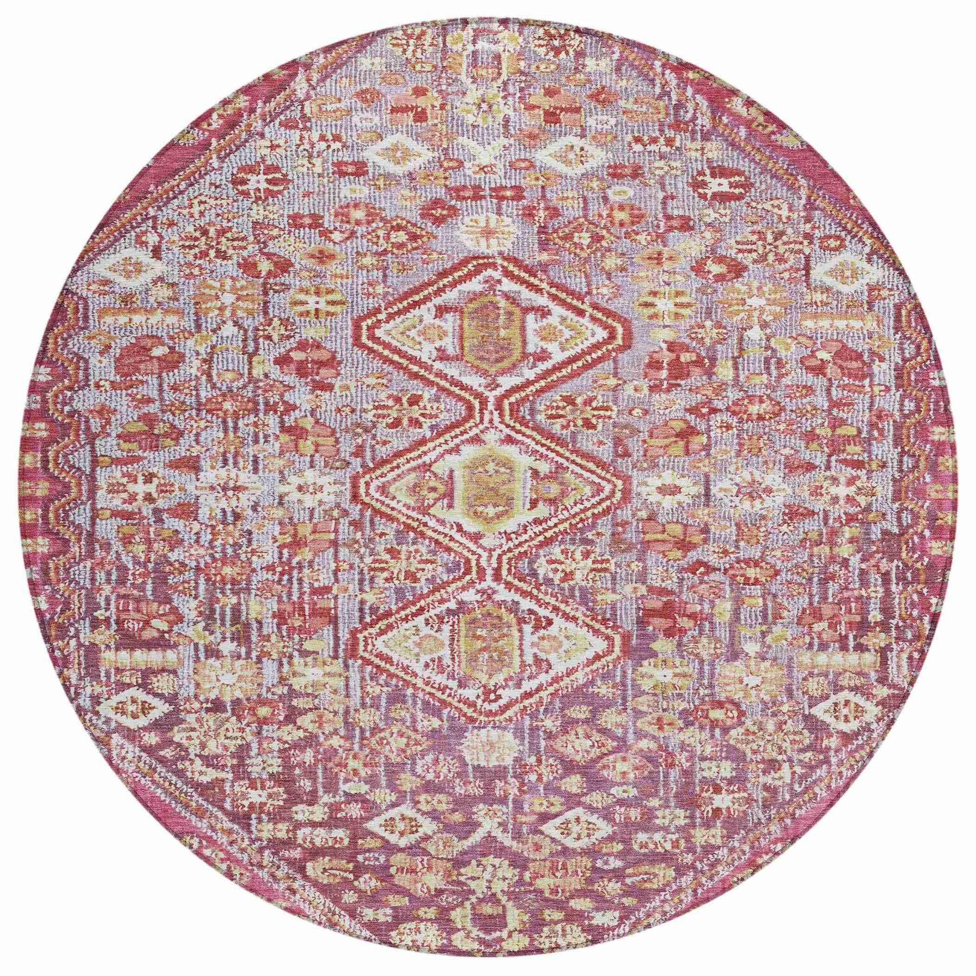Addison Rugs Saelain Red Washable Indoor-Outdoor Rug
