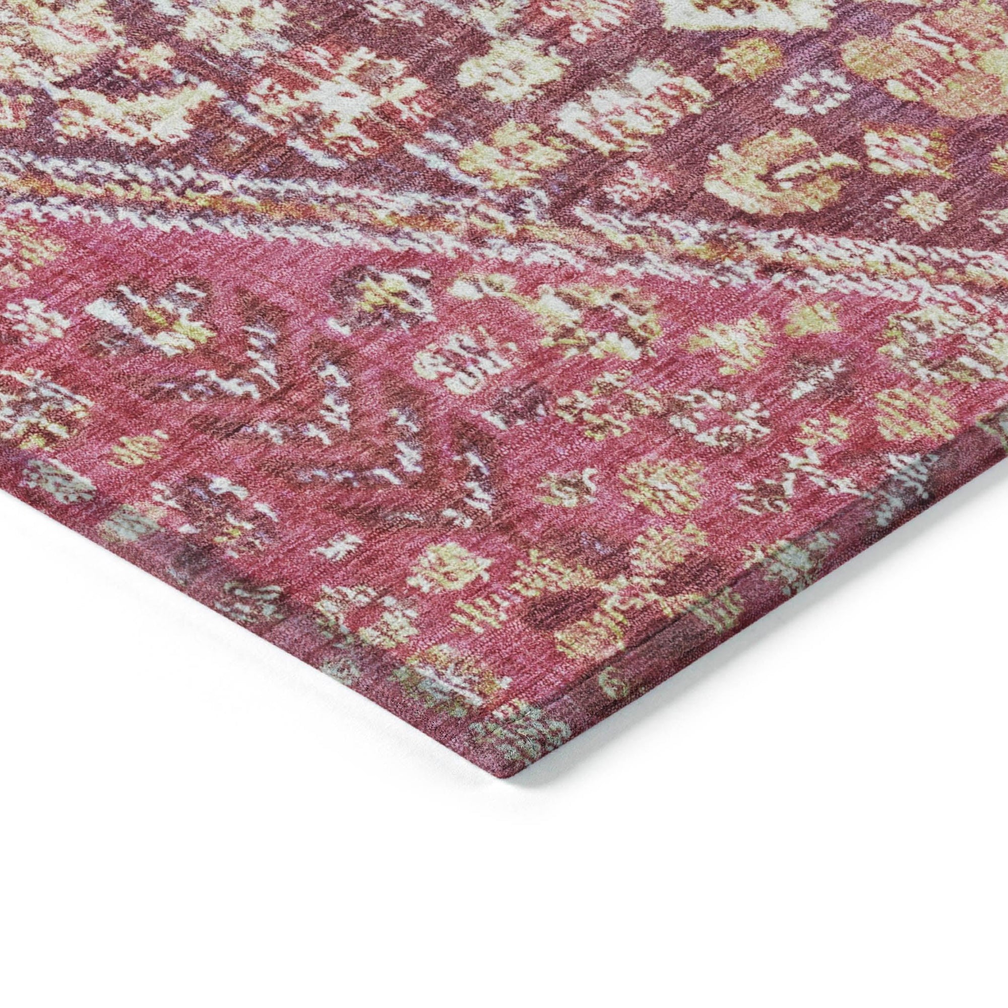 Addison Rugs Saelain Red Washable Indoor-Outdoor Rug