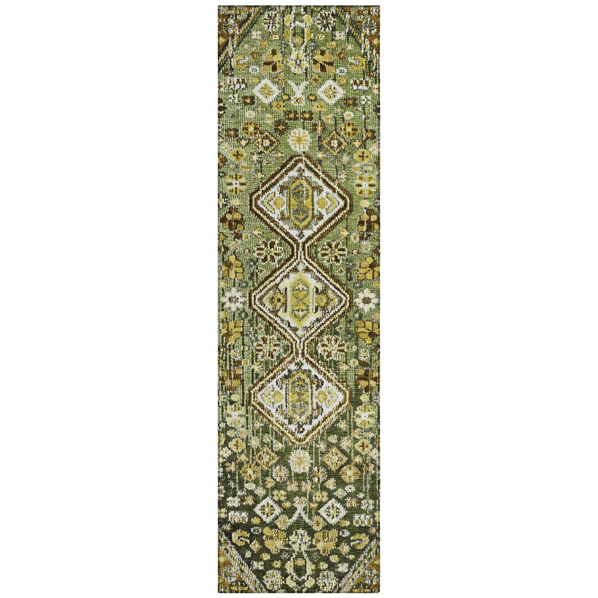 Addison Rugs Saelain Olive Washable Indoor-Outdoor Rug