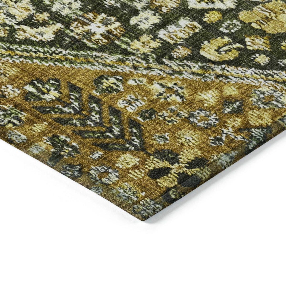 Addison Rugs Saelain Olive Washable Indoor-Outdoor Rug
