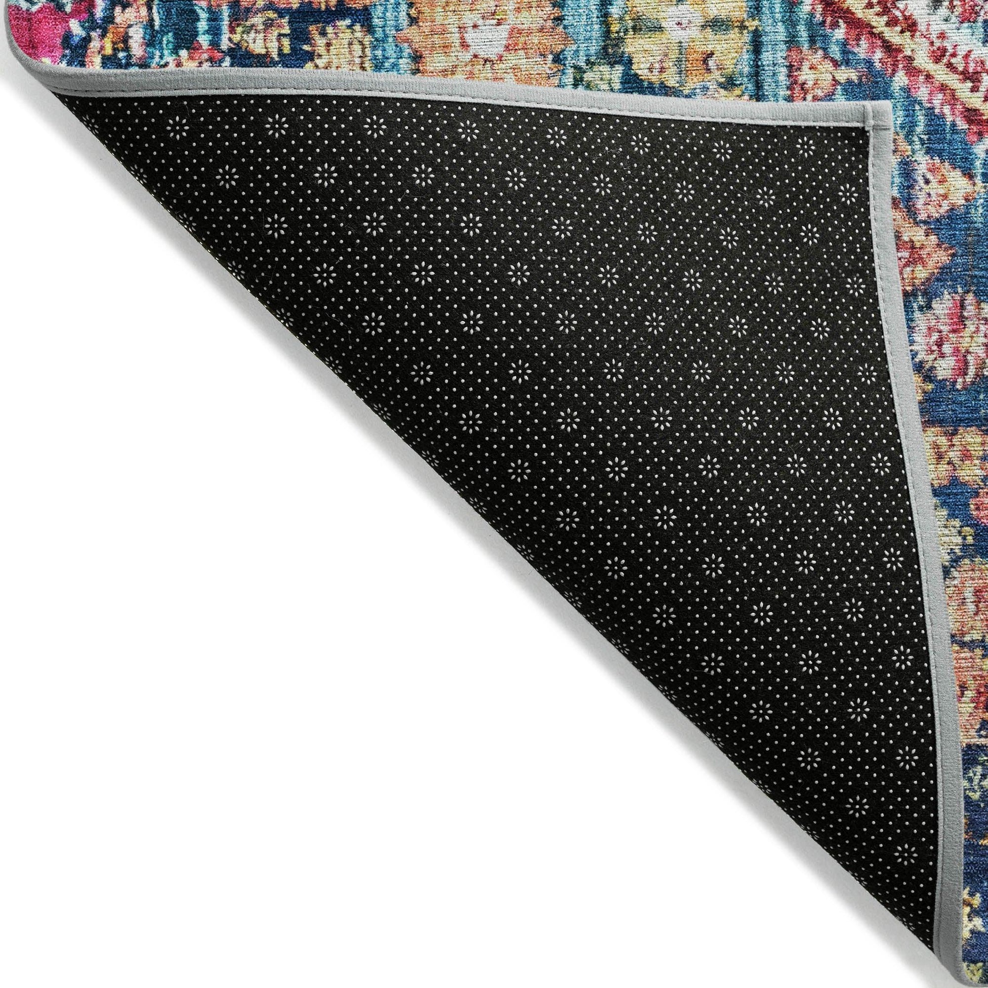 Addison Rugs Saelain Teal Washable Indoor-Outdoor Rug
