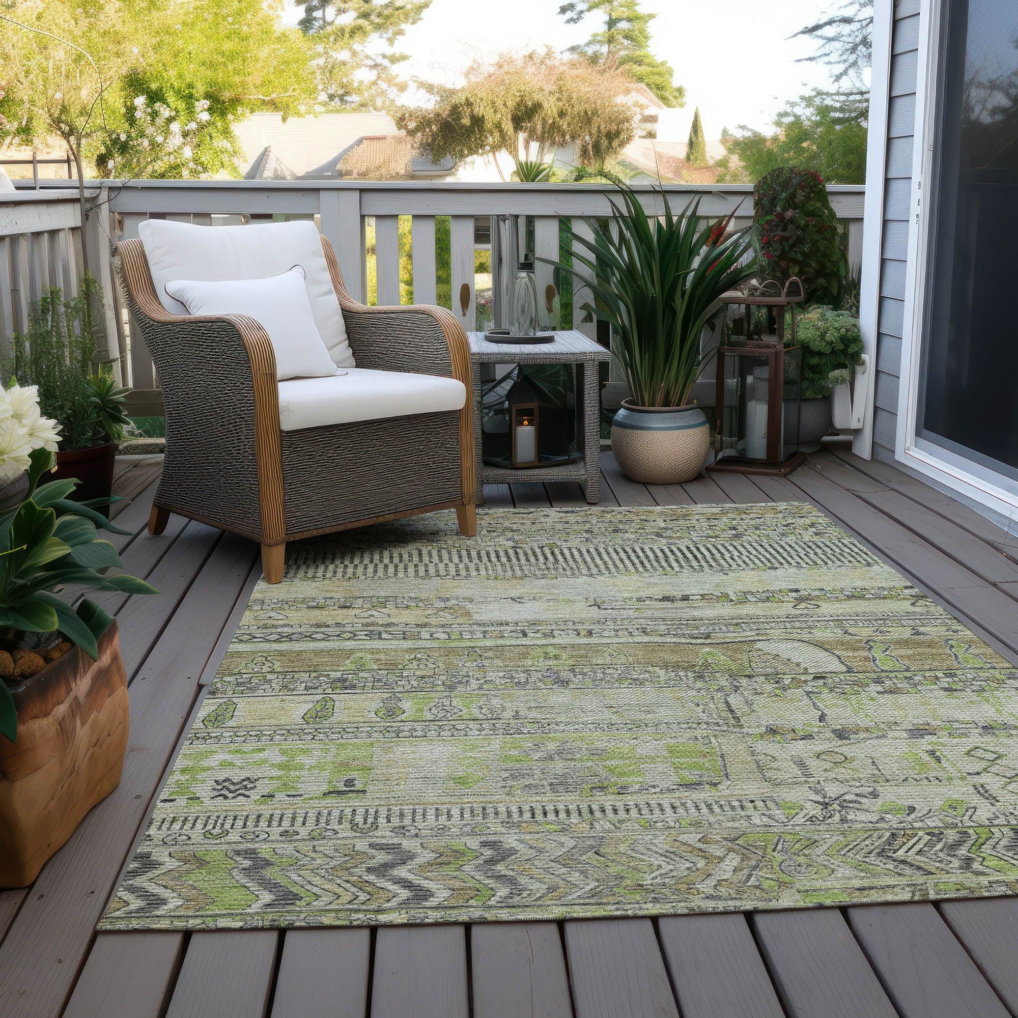 Addison Rugs Saelanor Beige Washable Indoor-Outdoor Rug