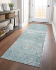 Addison Rugs Saelanor Teal Washable Indoor-Outdoor Rug