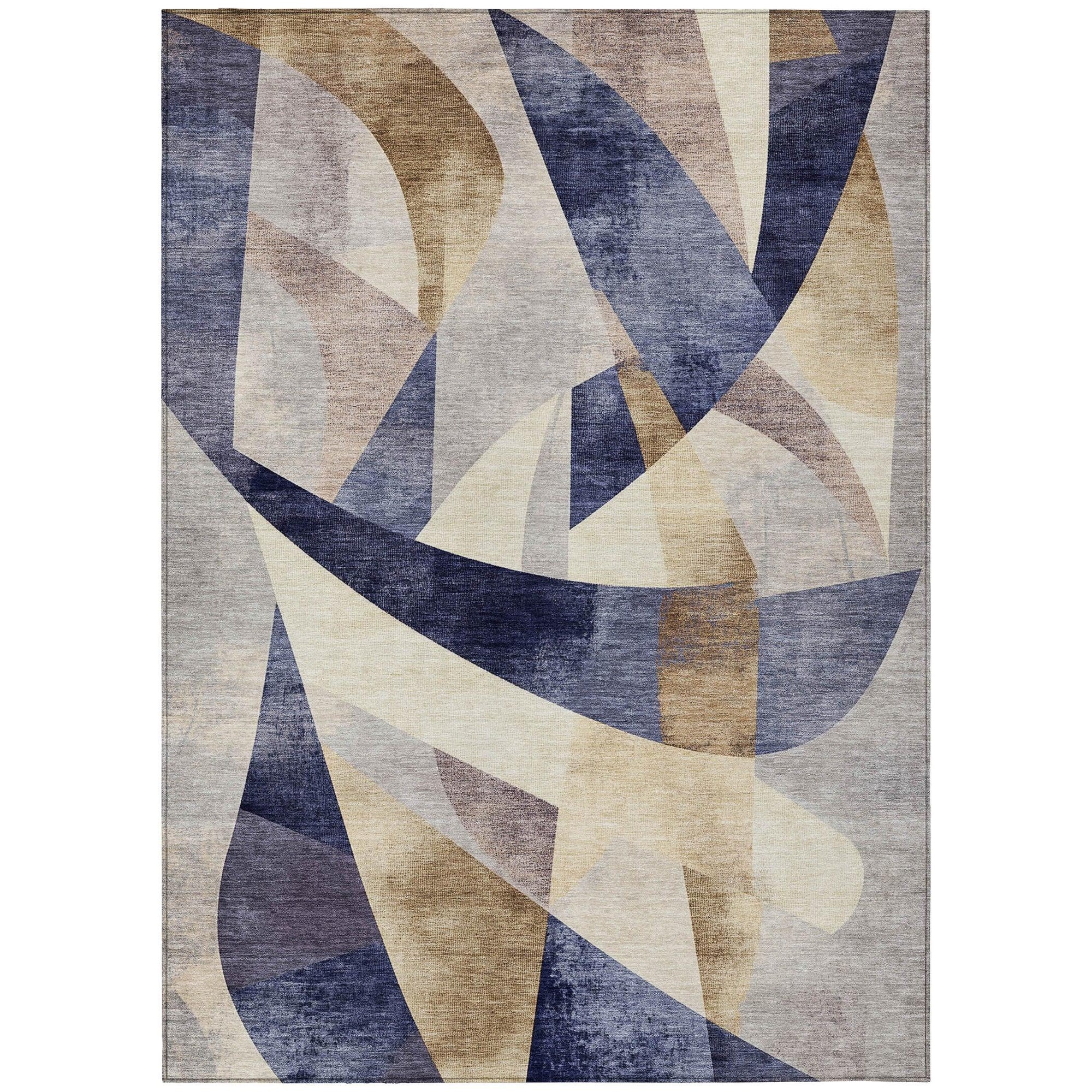 Addison Rugs Saelara Blue Washable Indoor-Outdoor Rug