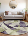 Addison Rugs Saelara Purple Washable Indoor-Outdoor Rug