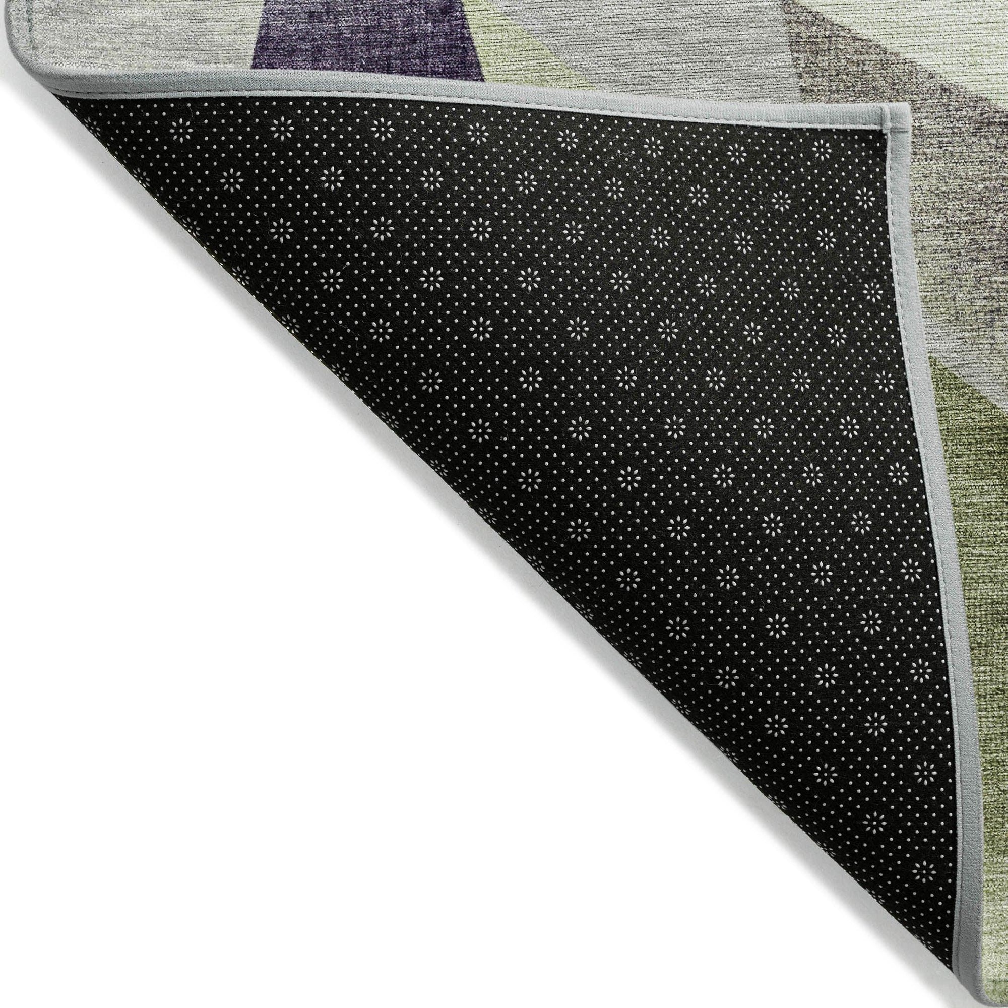 Addison Rugs Saelara Purple Washable Indoor-Outdoor Rug