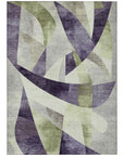 Addison Rugs Saelara Purple Washable Indoor-Outdoor Rug