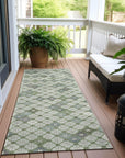Addison Rugs Saelaris Green Washable Indoor-Outdoor Rug