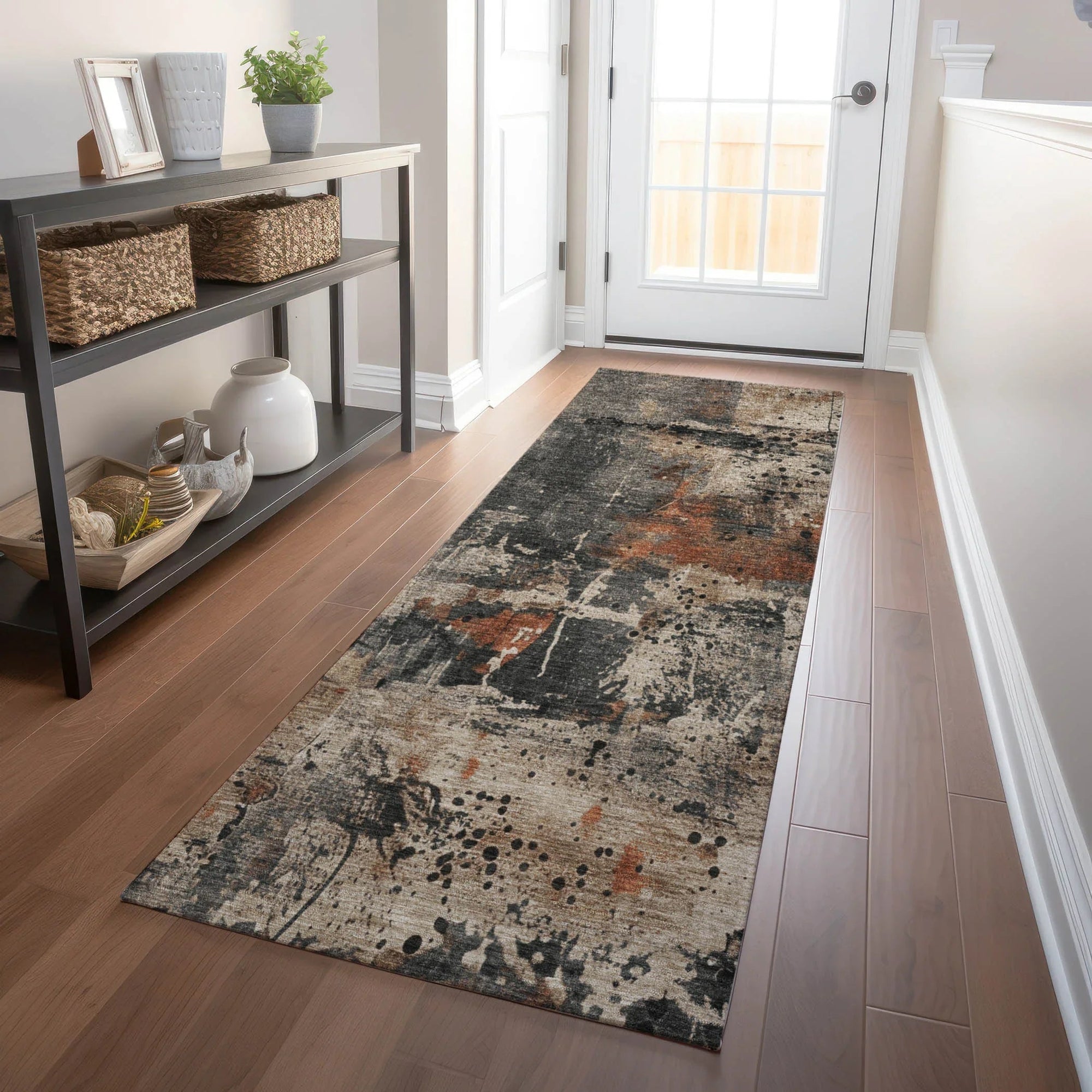 Addison Rugs Saelien Brown Washable Indoor-Outdoor Rug