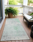 Addison Rugs Saelion Green Washable Indoor-Outdoor Rug