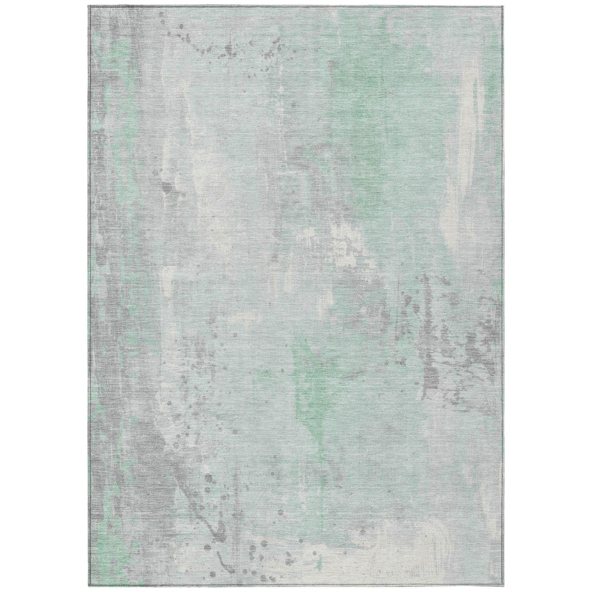 Addison Rugs Saelion Green Washable Indoor-Outdoor Rug