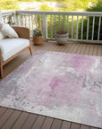 Addison Rugs Saelion Pink Washable Indoor-Outdoor Rug