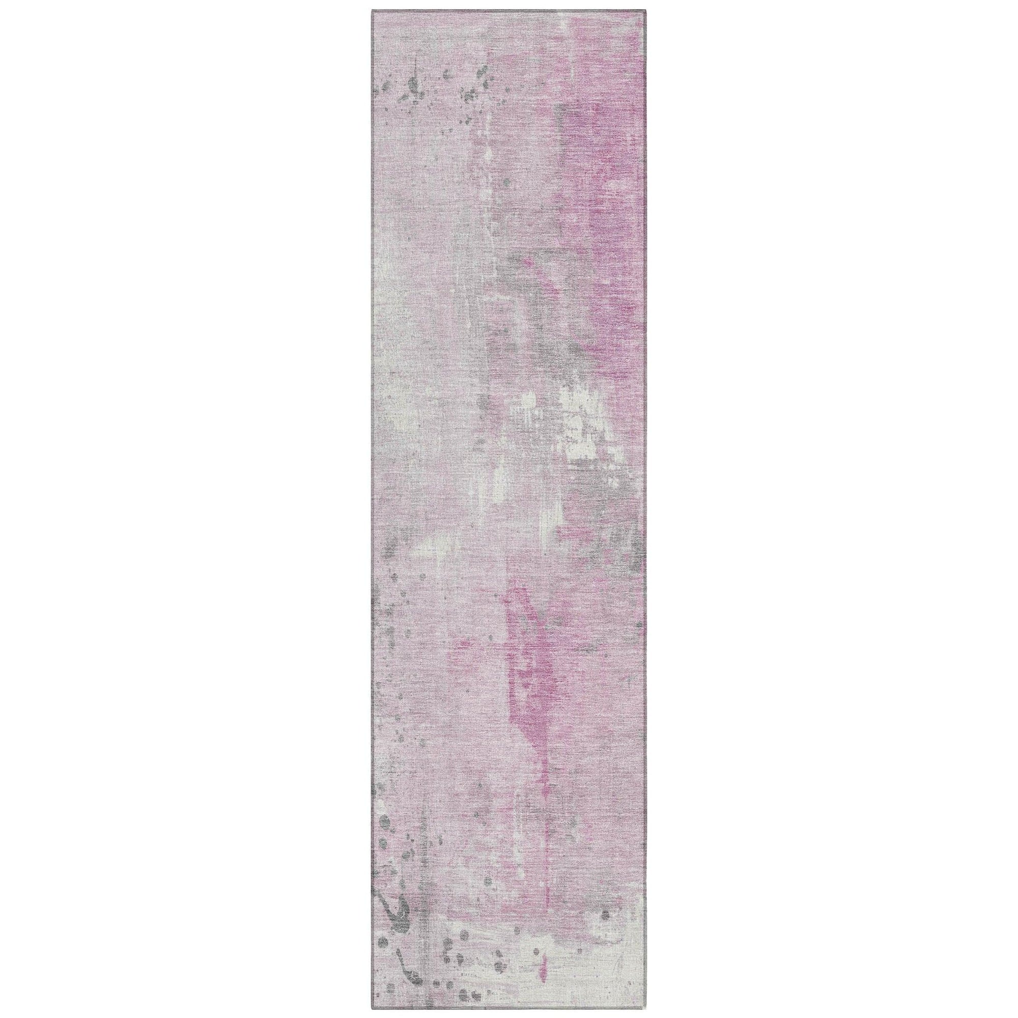 Addison Rugs Saelion Pink Washable Indoor-Outdoor Rug