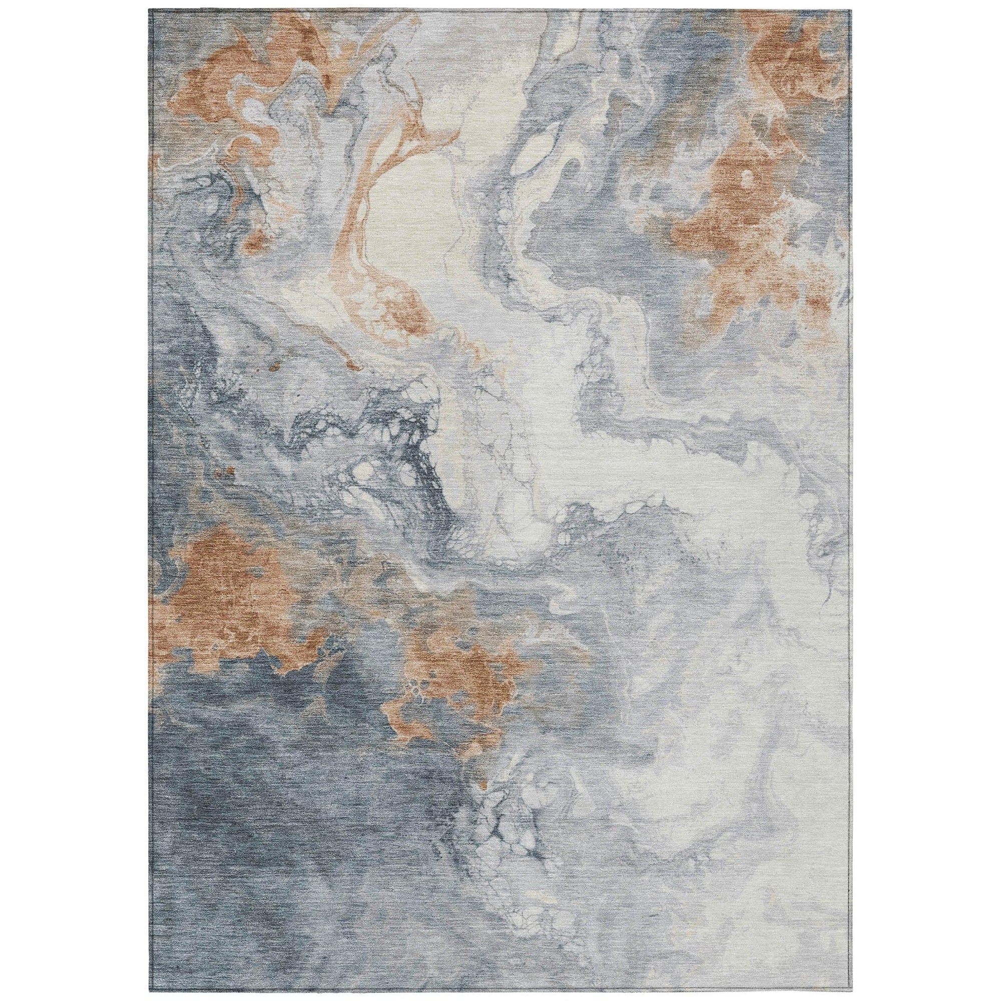 Addison Rugs Saelira Gray Washable Indoor-Outdoor Rug