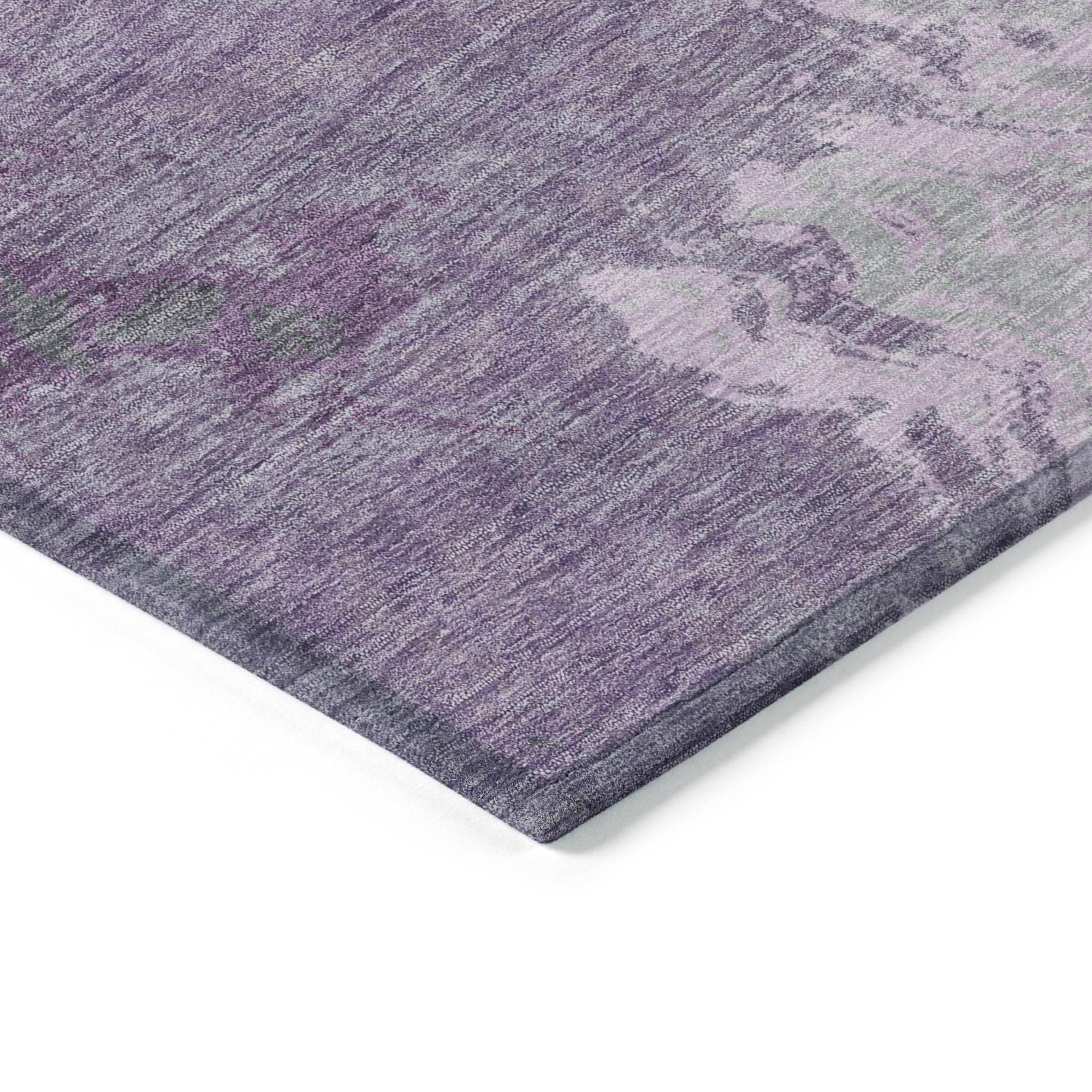 Addison Rugs Saelira Purple Washable Indoor-Outdoor Rug
