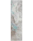 Saelira Teal Washable Indoor-Outdoor Rug