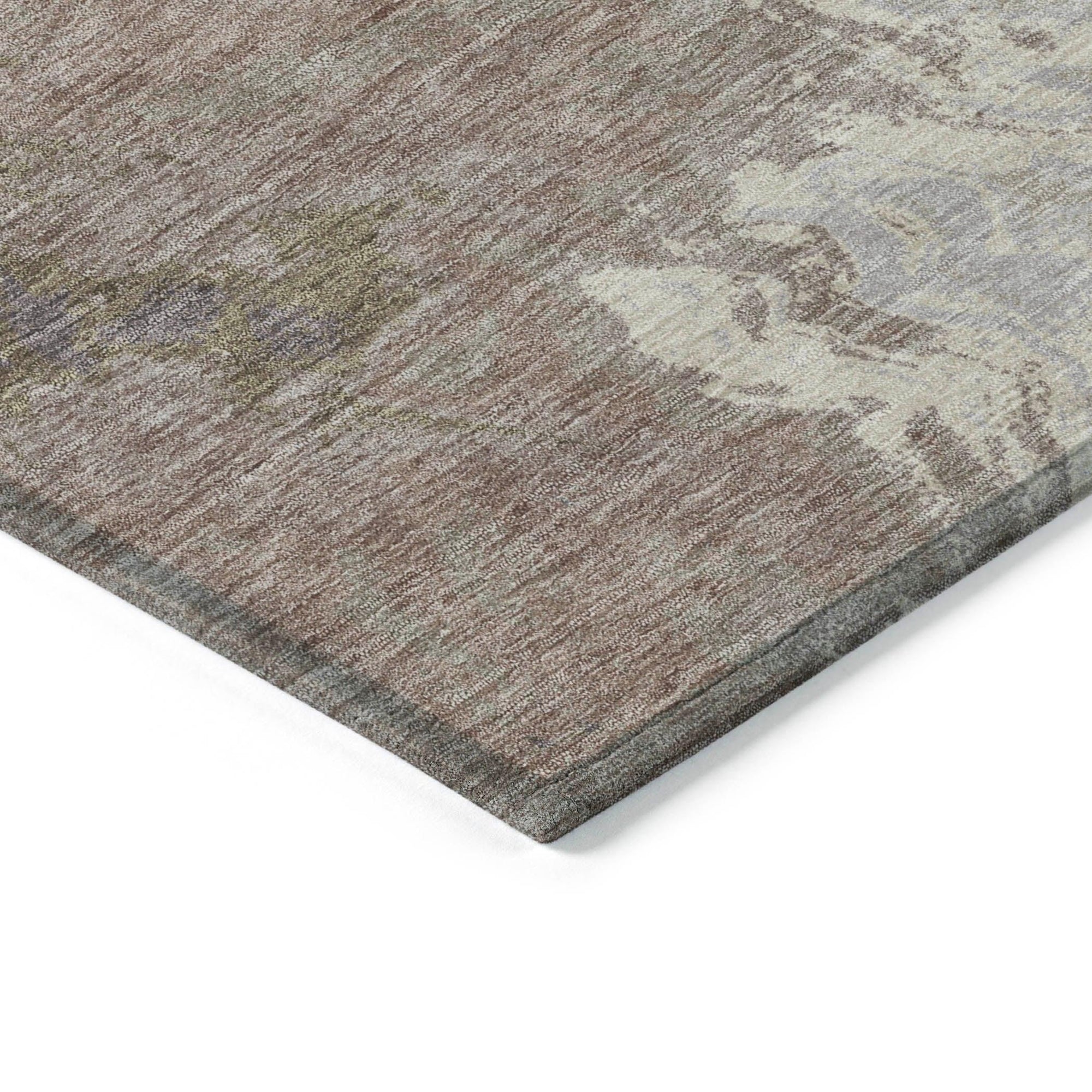 Saelira Teal Washable Indoor-Outdoor Rug