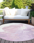 Addison Rugs Saelon Purple Washable Indoor-Outdoor Rug
