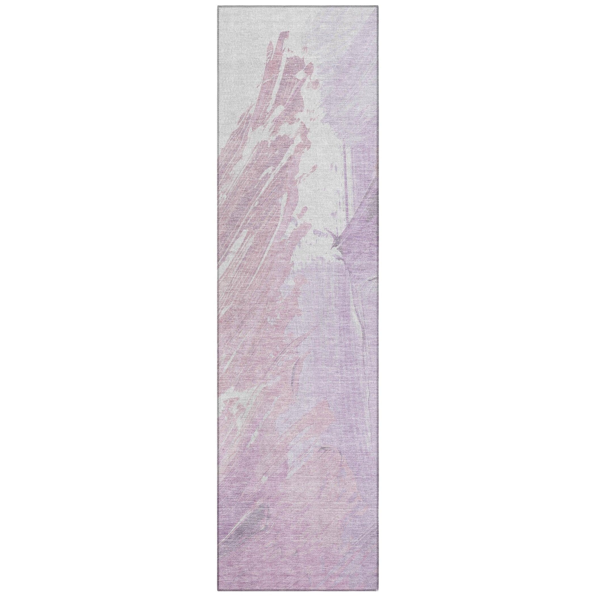 Addison Rugs Saelon Purple Washable Indoor-Outdoor Rug