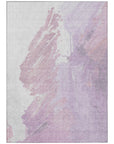 Addison Rugs Saelon Purple Washable Indoor-Outdoor Rug